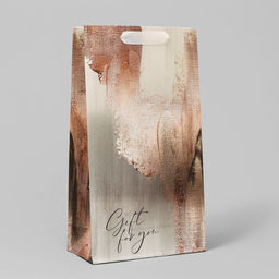 Пакет под две бутылки Bronza, 35 х 20 х 9 см