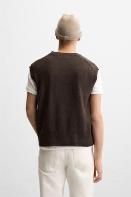 KNITTED WOOL VEST - Zara фото 3