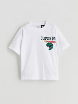 Dinozor Bask?l? Erkek ?ocuk Ti??rt