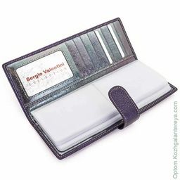 Женская кожаная визитница Sergio Valentini СВ 8140-075  фото 6