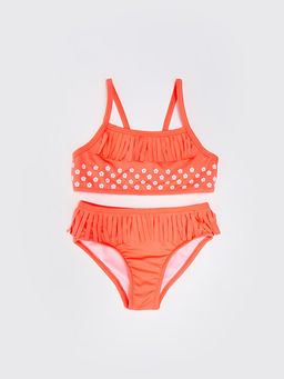 Desenli K?z Bebek Bikini