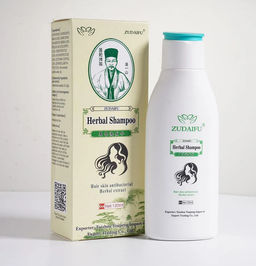 Шампунь Zudaifu для лечения волос с женьшенем и кератином