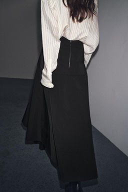 ZW COLLECTION FLARED BELT SKIRT - Zara фото 3