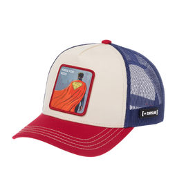 Бейсболка CAPSLAB арт. CL/DC12/1/CT/ABOVB DC Comics Superman (кремовый / красный)