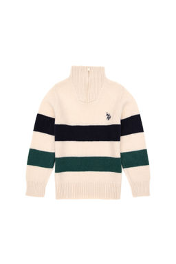 Кремовый свитер для мальчика Неожиданная скидка в корзине - U.s. polo assn фото 6