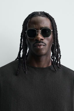 CAMISETA TANK PUNTO ESTRUCTURA / Negro - Zara фото 6