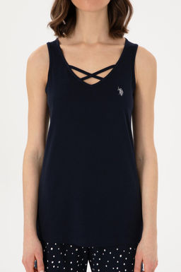 Kad_n Lacivert Pijama Tak_m_ Sepette S_rpriz _ndirim - U.s. polo assn фото 6