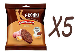 Цена за 5 шт.Кириешки, гренки со вкусом Чеснок и соусом со вкусом сметаны Calve, 70 г  фото 2