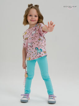 Костюм Мун единорожки на розовом-мятный - Sovalina фото 7