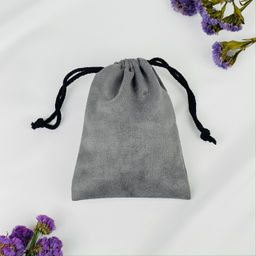 Мешочек: Бархат серый 1 шт.