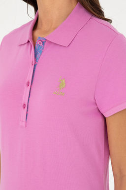 Женская фиолетовая базовая футболка Неожиданная скидка в корзине - U.s. polo assn фото 7