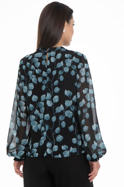 Блуза Волшебный шифон (люблю чёрный)