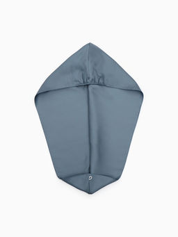 Чалма - тюрбан для волос MINAKU, 25×68 см, тенсель, синяя