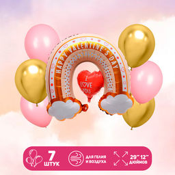 Воздушные шары, букет «Ворота любви», набор 7 шт.