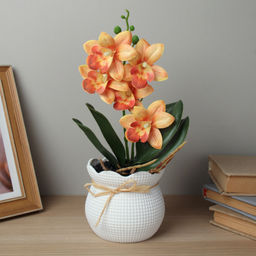 Цена за 1 шт. Цветочная композиция Орхидея / ZH-022 /уп 10/72/ - Галеонтрейд фото 3