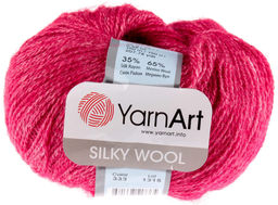 Силки вул (Silky wool) пряжа YarnArt 65% шерсть мериноса 35% искуственный шелк 10х25г/190м