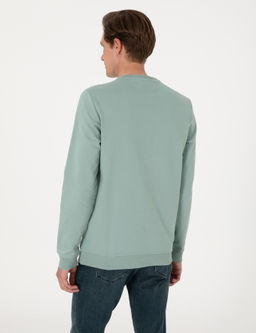 _a_la 2 _plik Regular Fit Bisiklet Yaka Basic Sweatshirt - Pierre cardin фото 5