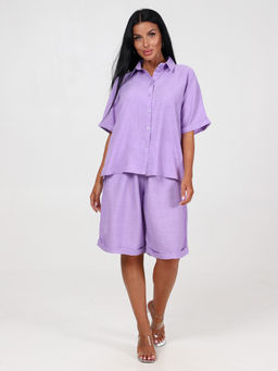566 ЖЕНСКИЙ КОСТЮМ (шорты) (Сирень)