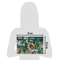 Пазл Тропический сад, 1000 деталей - Puzzle time фото 4