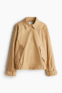 Chaqueta de sarga con cuello