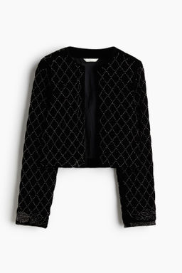 Chaqueta con strass
