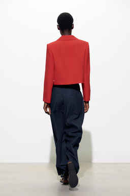 DARTED WIDE-LEG TROUSERS - Zara фото 4