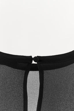 BEADED GEORGETTE TOP - Zara фото 6
