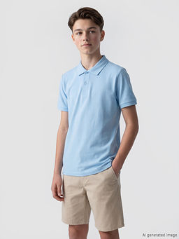 Polo Yaka Erkek ?ocuk Pike Ti??rt