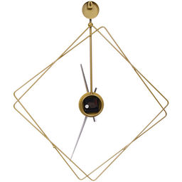 Часы настенные "LOFT HOME "60*60см, желтые