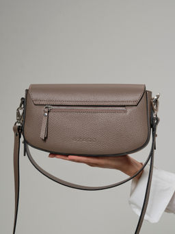 Сумка кожаная Azaro 31049 тауп