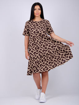 Платье "Касадея" графика, трикотаж (М)