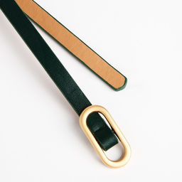 Ремень женский, ширина 0.8 см, пряжка металл, цвет зелёный - Simaland фото 4