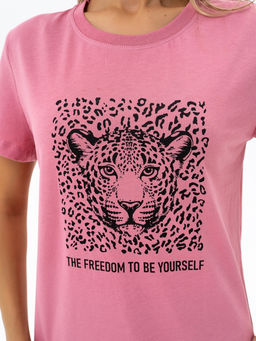 Футболка хлопок 100%,розовая