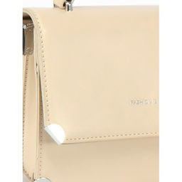 Сумка женская искусственная кожа Ch&K-8659, 2отд, плечевой ремень, бежевый SALE 255070 - Adelia фото 4