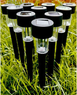 Светодиодный светильник на солнечной батарее / Садовый уличный LED фонарь - Zebo фото 2