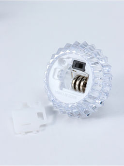 Цена за 2 шт. Светодиодная свеча LED - ночник RISALUX «В чаше», от батареек 3×LR1130, прозрачный, 6×6×4 см