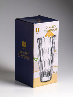 Ваза для цветов «Лойсли», 24×11.5 см, стекло, чёрная