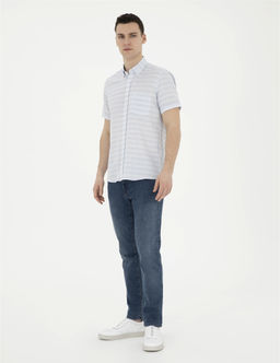 A__k Mavi Regular Fit K_sa Kollu G_mlek - Pierre cardin фото 4