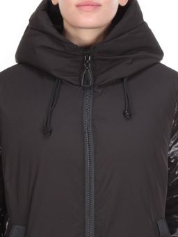 2235 BLACK Пальто женское зимнее AKIDSEFRS (200 гр. холлофайбера) - Fashion фото 10