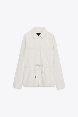 ADJUSTABLE WAIST JACKET WITH POCKETS - Zara фото 4