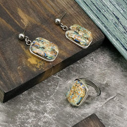 Серьги из муранского стекла INTRIGUE LS3119 - Vloes фото 6