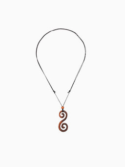 Кулон «Двойная спираль», дерево соно