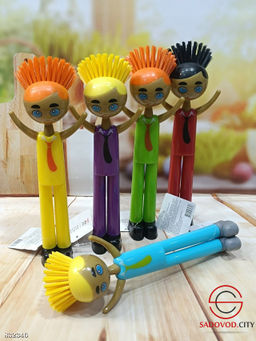 Тонкая крепкая кисть для мытья посуды