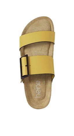 Шлепки, желтые - Heine фото 4