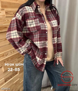 Рубашка женская в клетку - Bruno фото 3