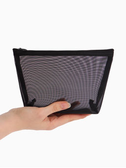 Косметичка дор Сетка 17*6,5*13,5, отд на молнии, черный