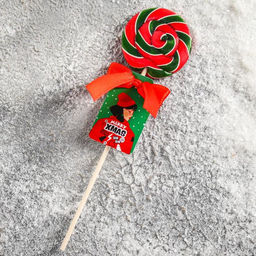 Цена за 2 шт. Леденец на палочке Merry Xmas, со вкусом вишни, 15 г - Фабрика счастья фото 3