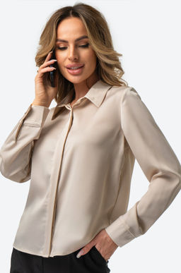 Женская шелковая рубашка Happyfox