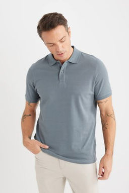 Regular Fit Polo Yaka Pike Polo Tisort