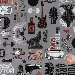 Цена за 10 шт. Бумага упаковочная крафт «Для него», 50×70 см